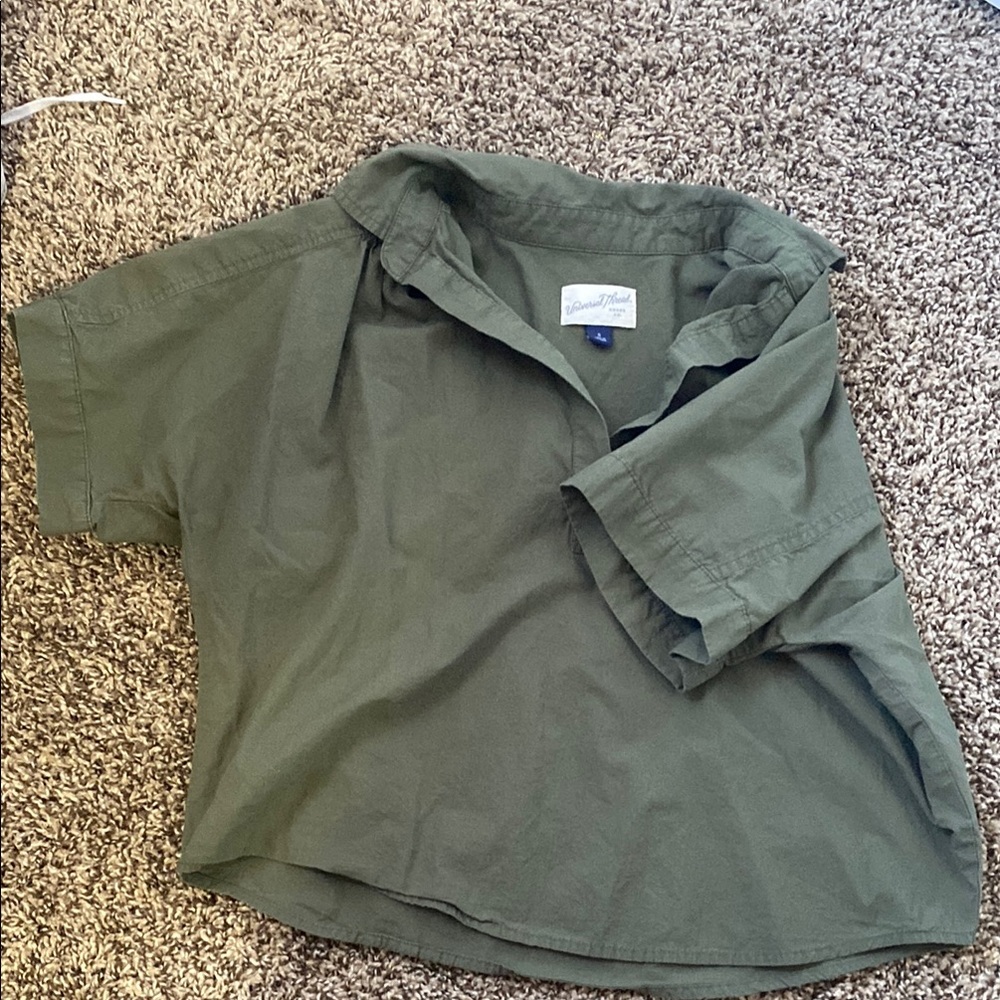 Green Target Short Sleeve Shirt
